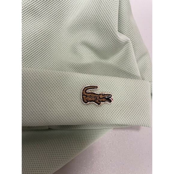 VTG Preppy‎ David Crystal Lacoste Shirt Dress Sz M Midi Pockets Collared green - Picture 11 of 11